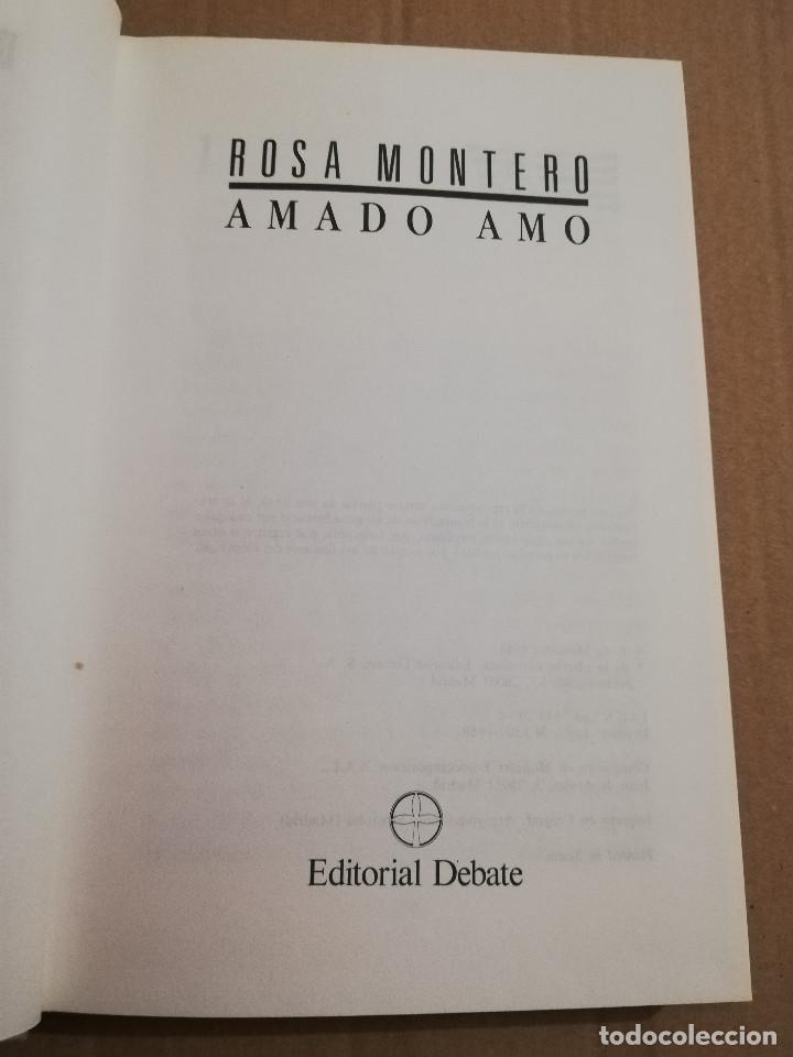 Libros de segunda mano: AMADO AMO (ROSA MONTERO) - Foto 2