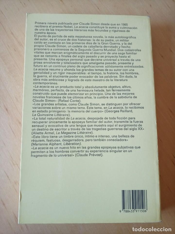 Libros de segunda mano: CLAUDE SIMON LA ACACIA - Foto 2