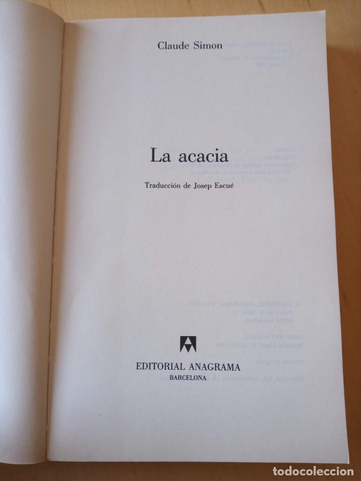 Libros de segunda mano: CLAUDE SIMON LA ACACIA - Foto 4