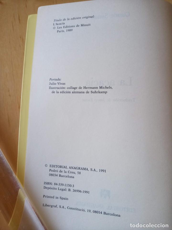Libros de segunda mano: CLAUDE SIMON LA ACACIA - Foto 5