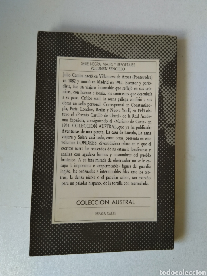 Libros de segunda mano: LONDRES/JULIO CAMBA - Foto 3