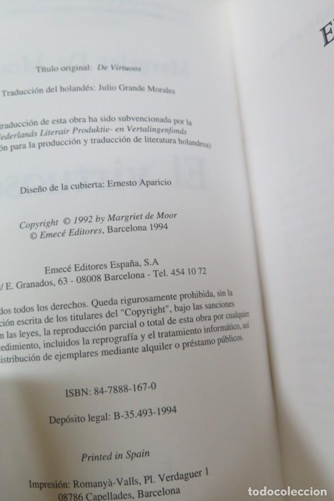 Libros de segunda mano: 1994.- EL VIRTUOSO. DEMOOR - Foto 3