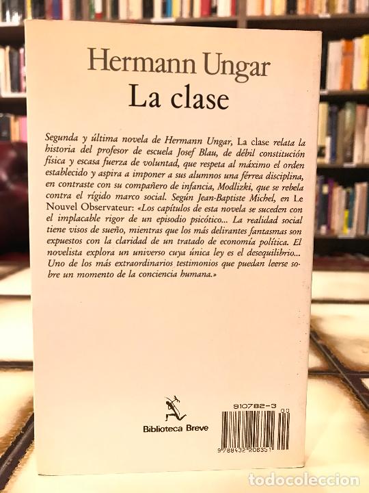 Libros de segunda mano: La clase. Hermann Ungar. - Foto 2