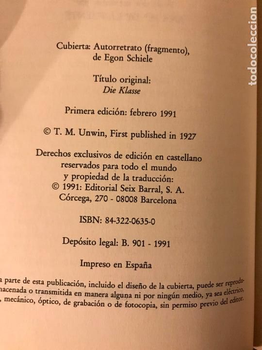 Libros de segunda mano: La clase. Hermann Ungar. - Foto 3