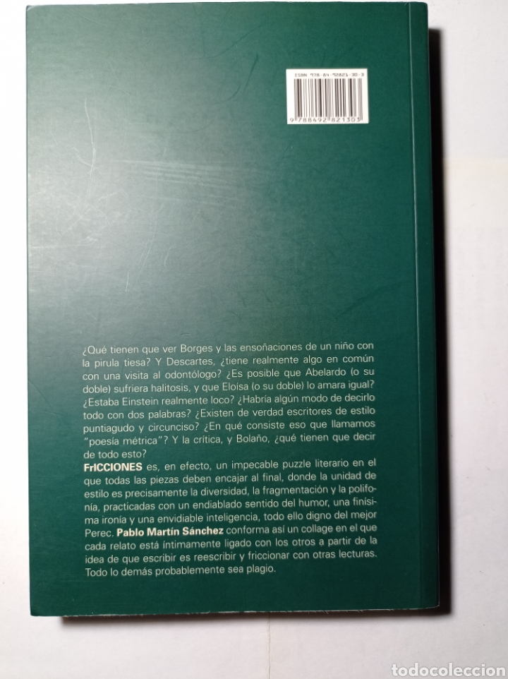 Libros de segunda mano: Fricciones. - Foto 2