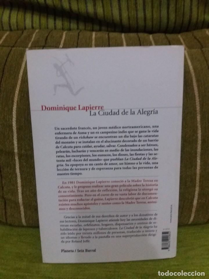 Libros de segunda mano: LA CIUDAD DE LA ALEGR&Iacute;A - Foto 2