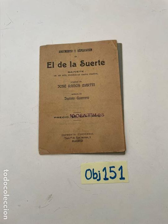 Libros de segunda mano: El de la suerte - Foto 1