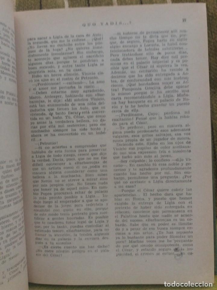 Libros de segunda mano: QUO VADIS...? - Foto 6