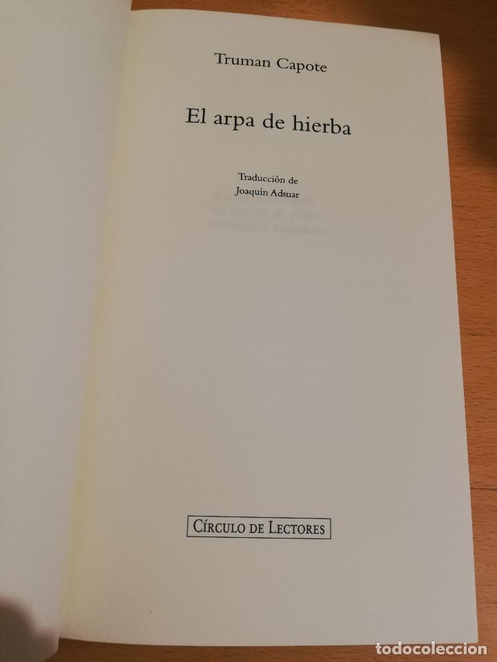 Libros de segunda mano: EL ARPA DE HIERBA (TRUMAN CAPOTE) - Foto 2