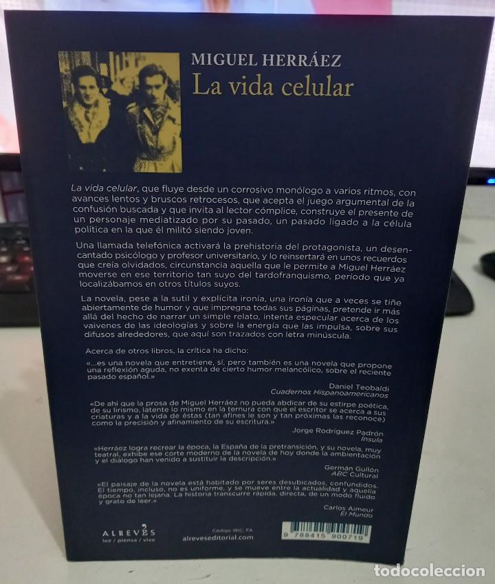 Libros de segunda mano: LA VIDA CELULAR - HERR&Aacute;EZ, MIGUEL - Foto 2