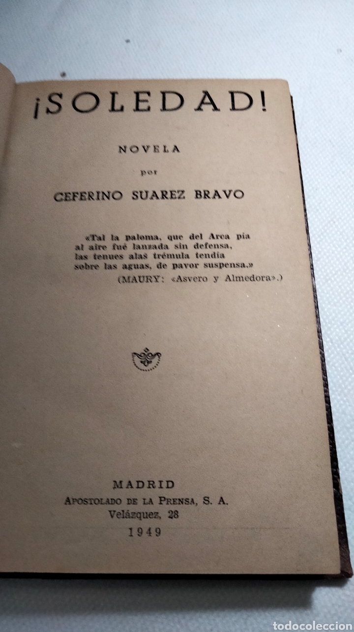 Libros de segunda mano: SOLEDAD . C.SUAREZ BRAVO . - Foto 5