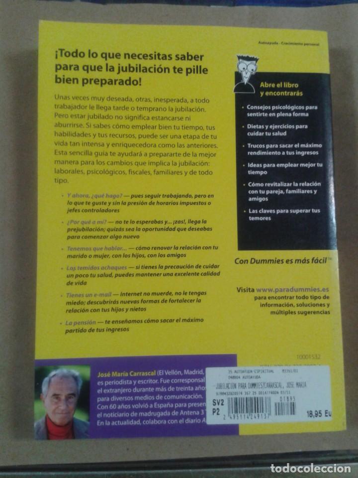 Libros de segunda mano: JUBILACION PARA DUMMIES - JOSE MARIA CARRASCAL - Foto 2