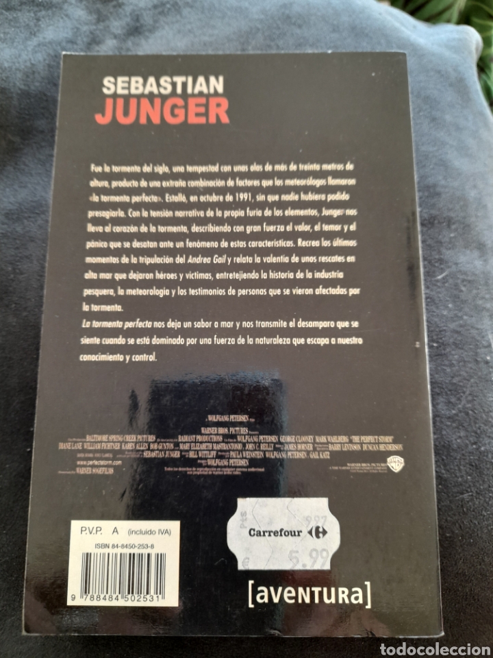 Libros de segunda mano: La tormenta perfecta. Sebasti&aacute;n Junger - Foto 2