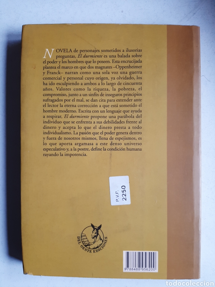 Libros de segunda mano: EL DURMIENTE - Alonso Guerrero - Foto 2