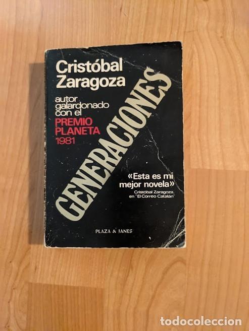 Libros de segunda mano: GENERACIONES. CRIST&Oacute;BAL ZARAGOZA - Foto 1