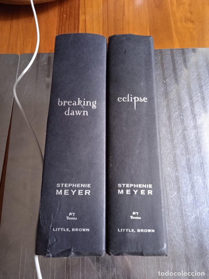Libros de segunda mano: Primeras ediciones. Saga Crep&uacute;sculo.2 libros, Breaking Down y Eclipse. Versi&oacute;n original en Ingl&eacute;s. - Foto 1