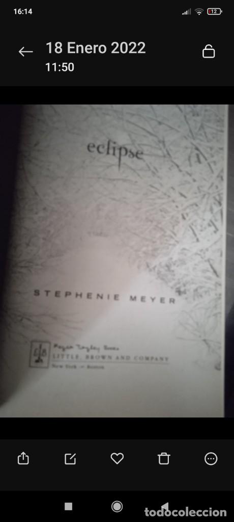 Libros de segunda mano: Primeras ediciones. Saga Crep&uacute;sculo.2 libros, Breaking Down y Eclipse. Versi&oacute;n original en Ingl&eacute;s. - Foto 5