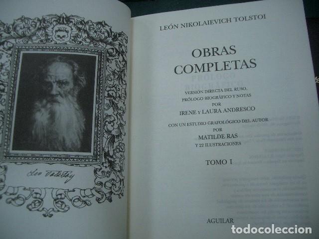 Libros de segunda mano: Obras completas. - Tolsto&iuml;, Lev Nikolaevich - Foto 4