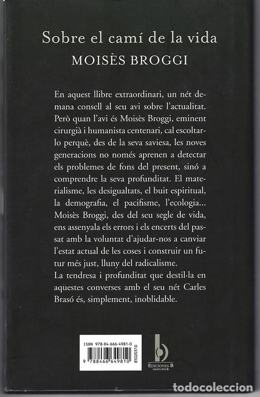 Libros de segunda mano: SOBRE EL CAM&Iacute; DE LA VIDA MOIS&Eacute;S BROGGI - Foto 2