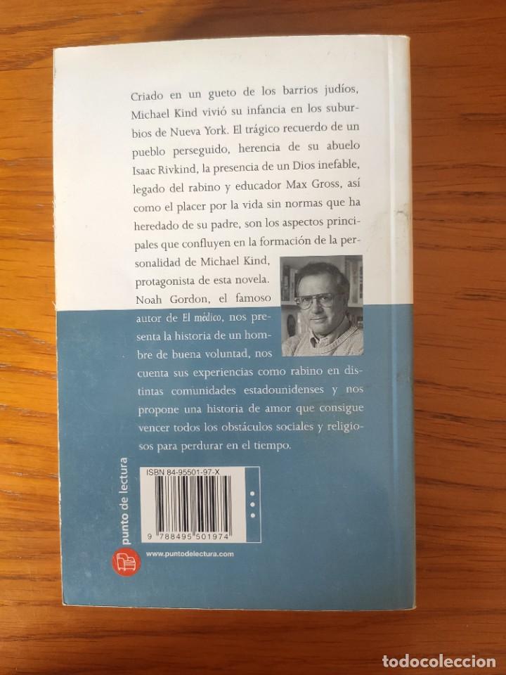 Libros de segunda mano: El Rabino. NOAH GORDON - Foto 2