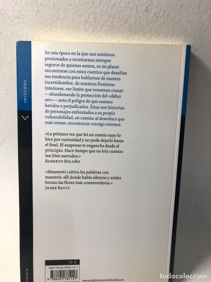 Libros de segunda mano: VIDAS VULNERABLES ● PABLO SIMONETTI ● VERTICALES ● KB0452 ⭕️ - Foto 2
