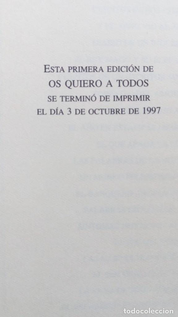 Libros de segunda mano: Os quiero a todos. Eduardo Gil Bera. - Foto 6