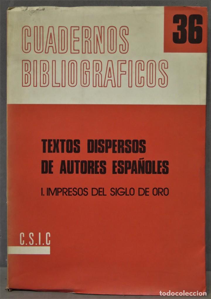 Libros de segunda mano: I. IMPRESOS DEL SIGLO DE ORO