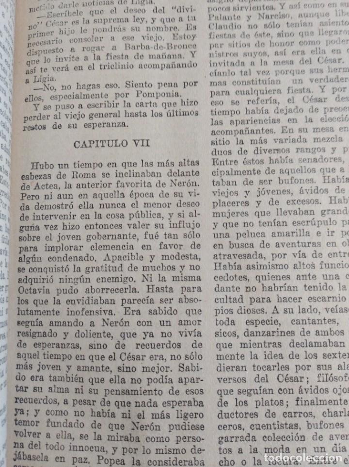 Libros de segunda mano: Novela - Quo vadis (993) - Foto 3