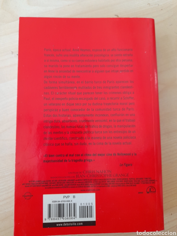 Libros de segunda mano: El imperio de los lobos. Jean Christophe Grang&eacute; - Foto 2