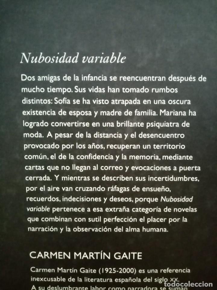 Libros de segunda mano: NUBOSIDAD Variable Mart&iacute;n Gaite - Foto 4