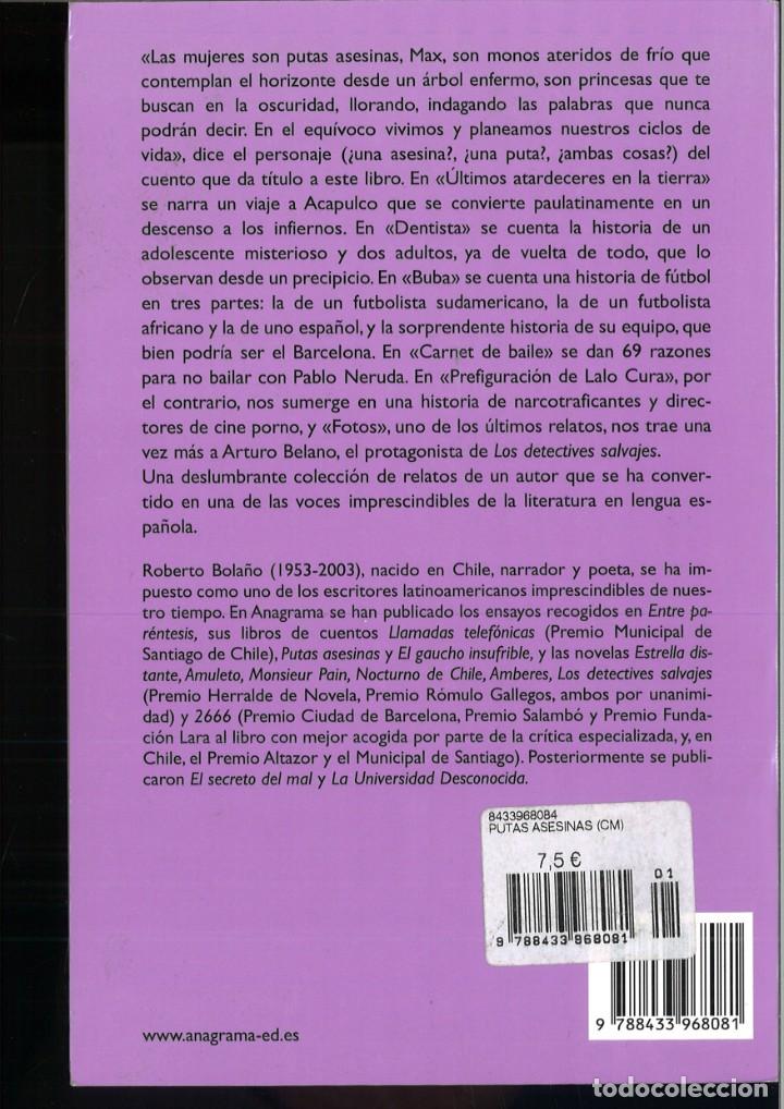 Libros de segunda mano: PUTAS ASESINAS. Roberto Bola&ntilde;o - Foto 2