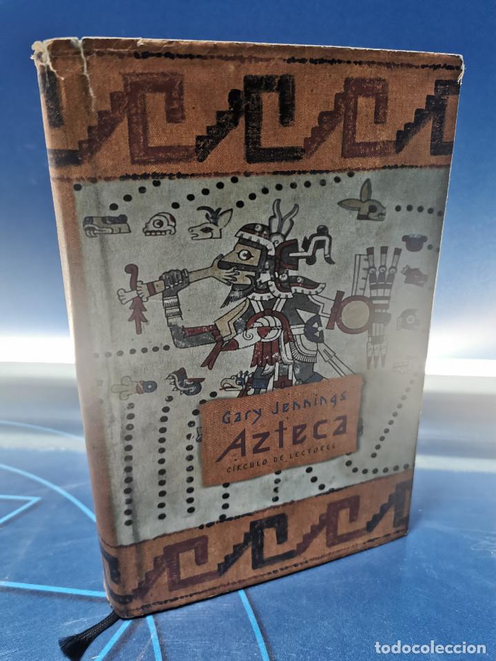 Libros de segunda mano: Libro- AZTECA / GARY JENNINGS -buen estado - Foto 1