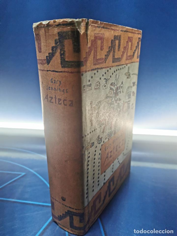 Libros de segunda mano: Libro- AZTECA / GARY JENNINGS -buen estado - Foto 2