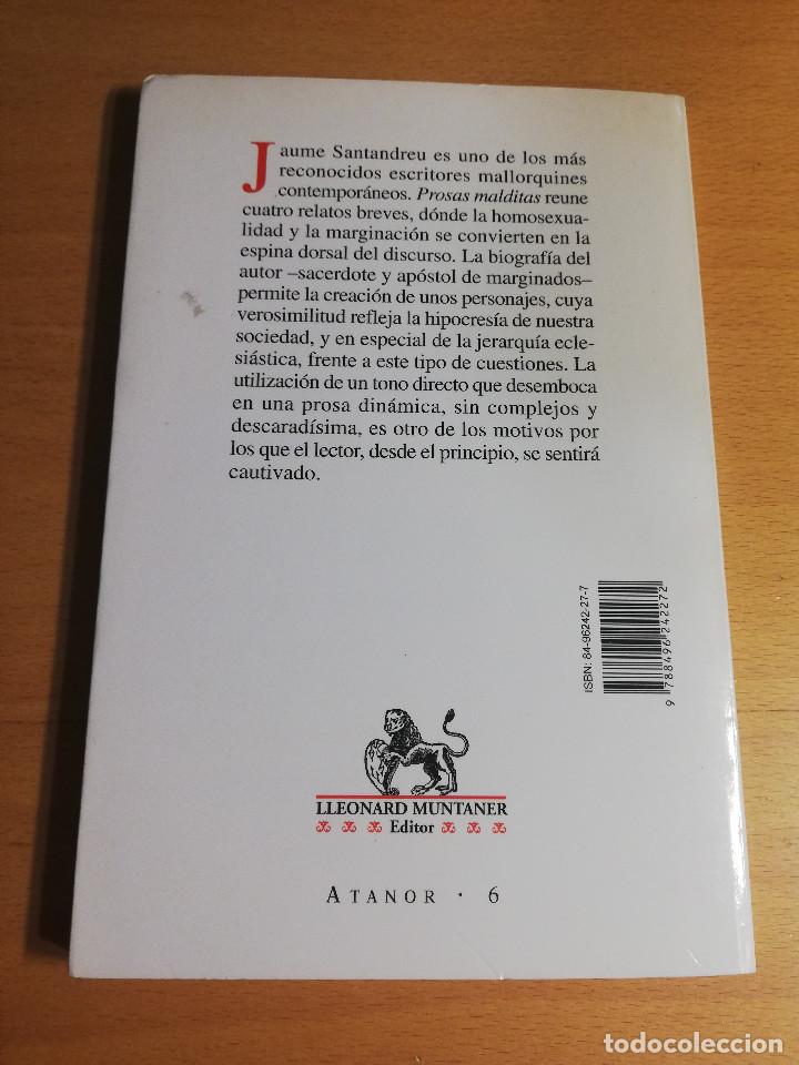 Libros de segunda mano: PROSAS MALDITAS (JAUME SANTANDREU) - Foto 4