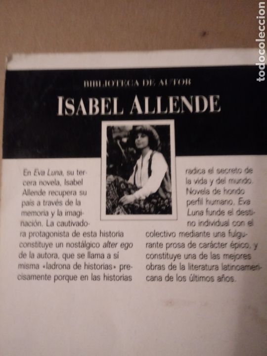 Libros de segunda mano: Eva Luna de Isabel Allende - Foto 4