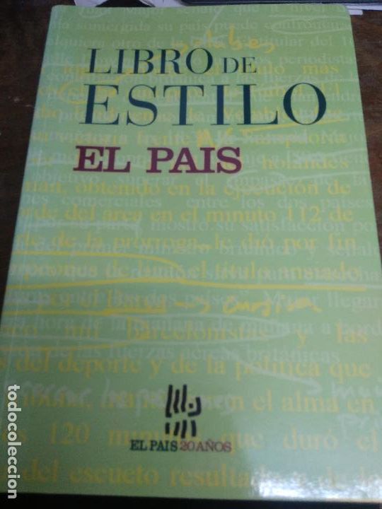 Livres d'occasion: Libro de estilo El Pa&iacute;s. L.17025-392
