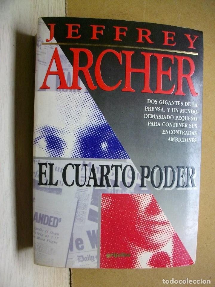 Libros de segunda mano: EL Cuarto poder -Tapa blanda &ndash;1996 de Jeffrey Archer - Foto 1