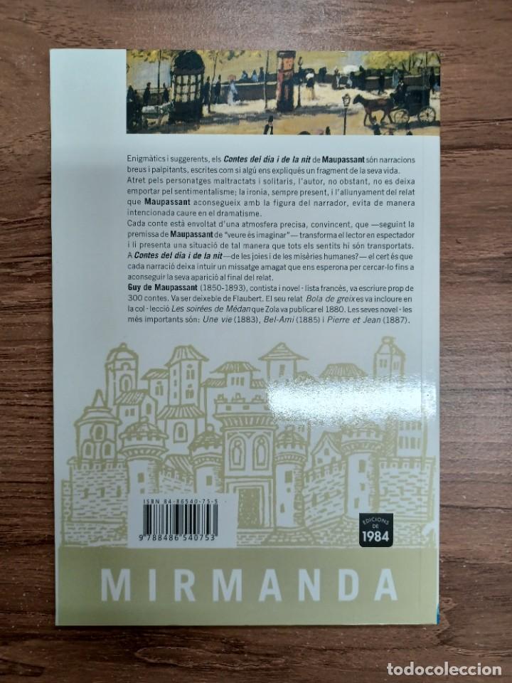 Libros de segunda mano: DE MAUPASSANT, GUY. CONTES DEL DIA I DE LA NIT - Foto 2