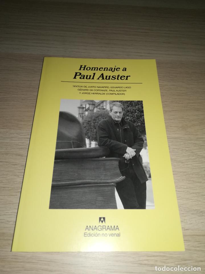 Libros de segunda mano: Homenaje a Paul Auster - Anagrama - Foto 1