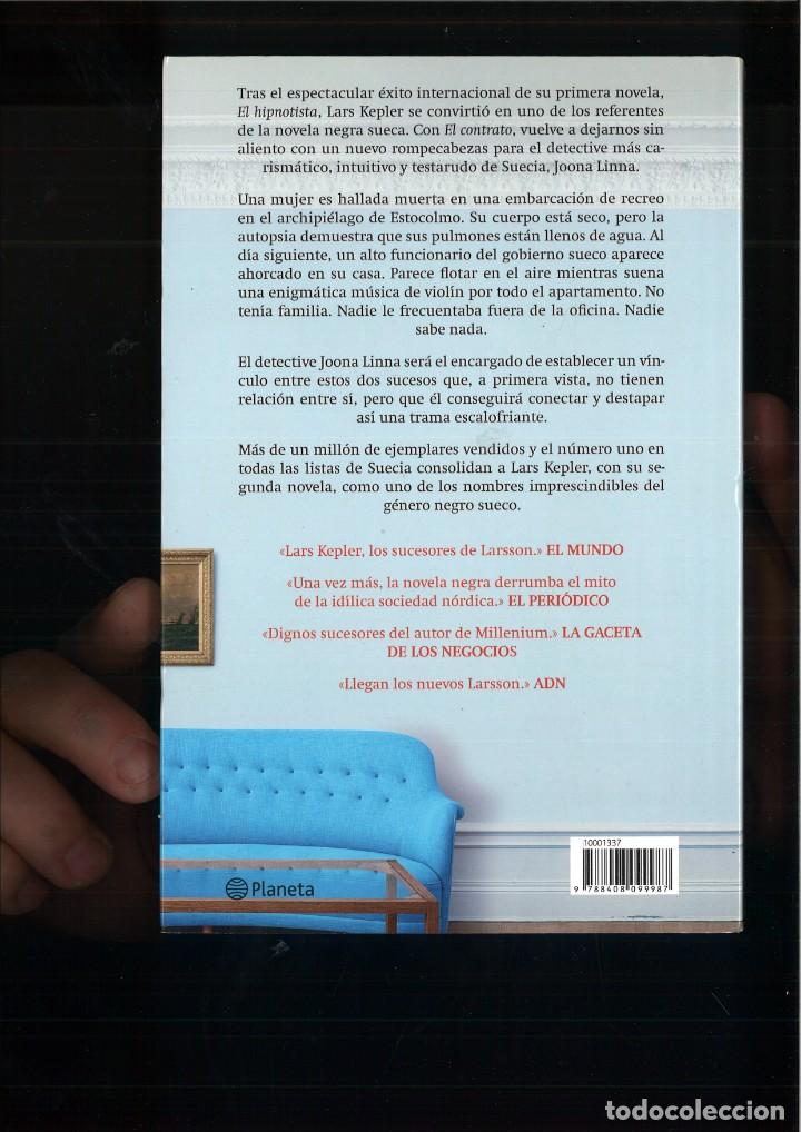 Libros de segunda mano: EL CONTRATO. Lars Kepler - Foto 2