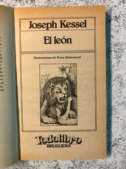 Libros de segunda mano: El le&oacute;n - Joseph Kessel - Foto 2