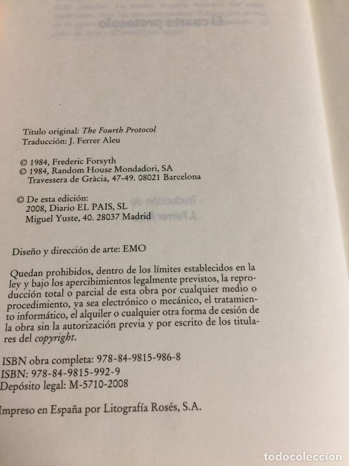 Libros de segunda mano: El cuarto protocolo - Frederick Forsyth - Foto 4