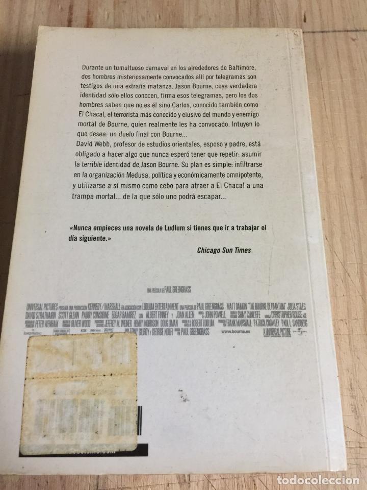 Libros de segunda mano: El ultim&aacute;tum de bourne - Robert Ludlum - Foto 3