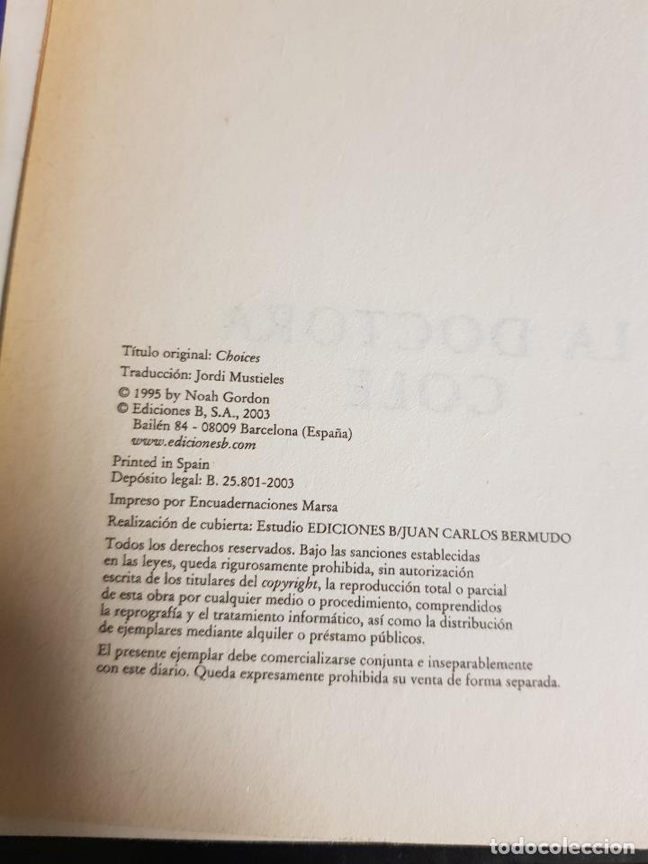 Libros de segunda mano: La doctora cole - Noah Gordon - Foto 3
