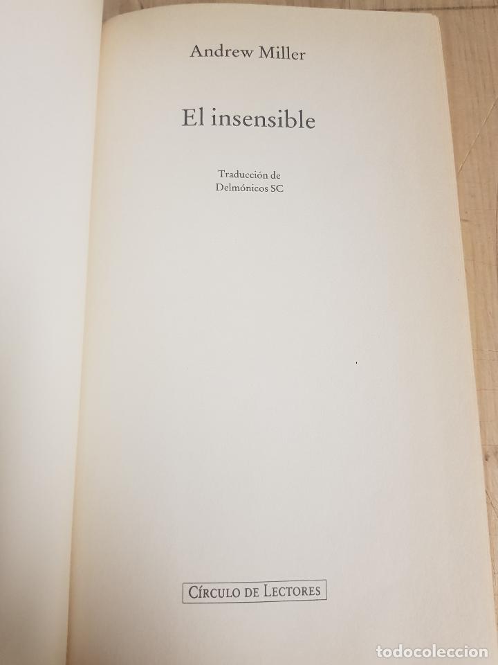 Libros de segunda mano: El insensible - Andrew Miller - Foto 3