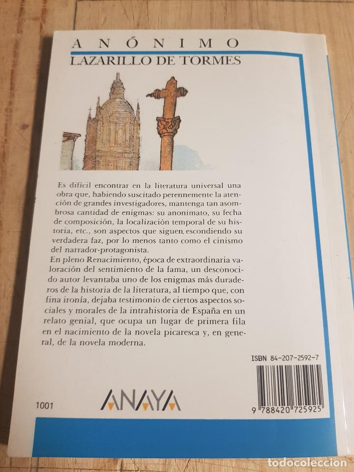 Libros de segunda mano: Lazarillo de tormes - An&oacute;nimo - Foto 2