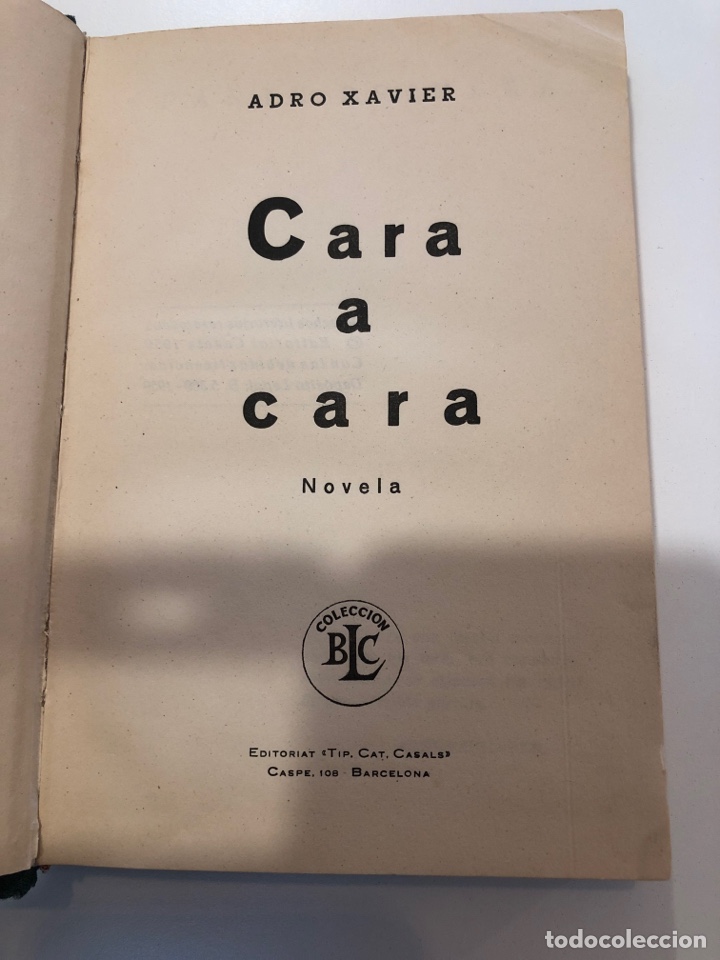 Libros de segunda mano: Cara a cara. Adro xavier - Foto 2