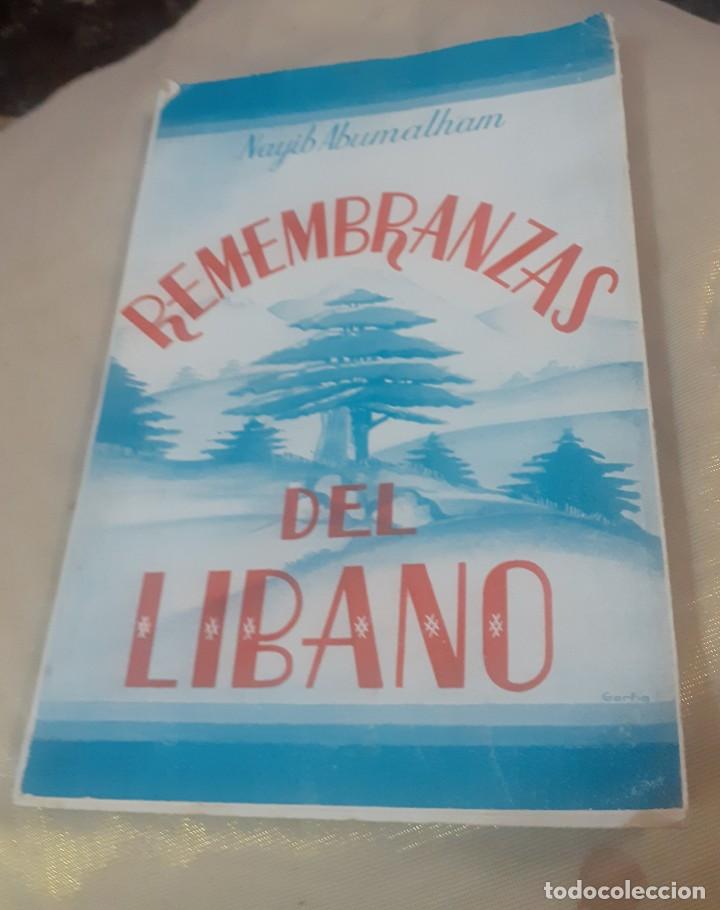 Libros de segunda mano: Libro remembranzas del Libano de 1945 - Foto 1