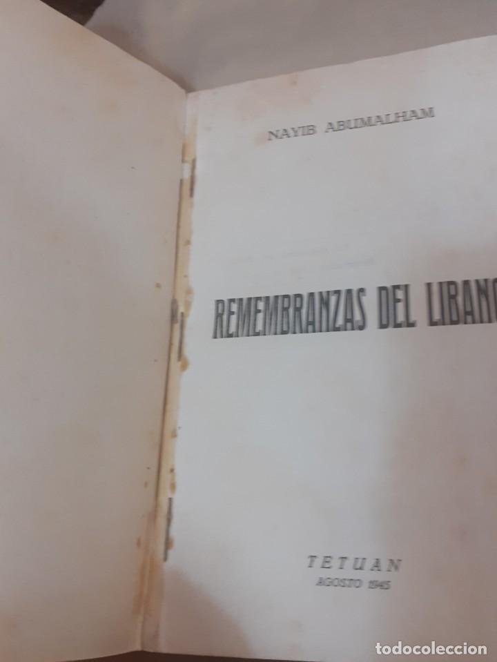 Libros de segunda mano: Libro remembranzas del Libano de 1945 - Foto 4