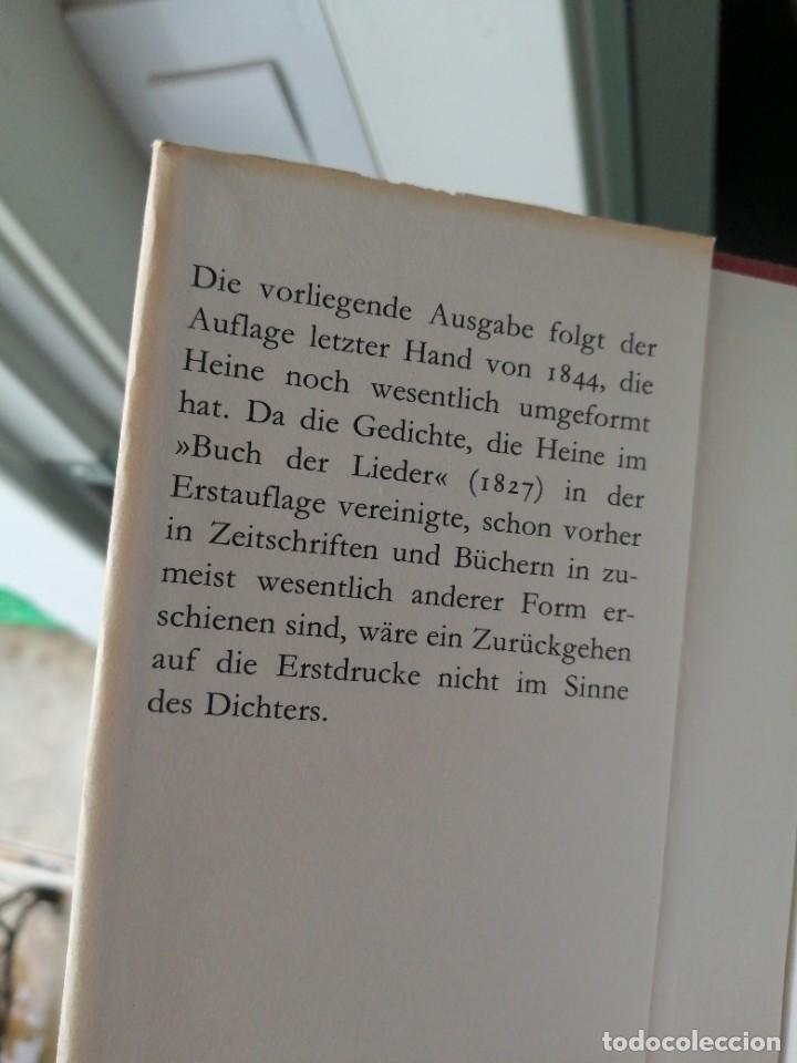 Libros de segunda mano: Libro Heinrich Heine Buch der Lieder - Foto 2
